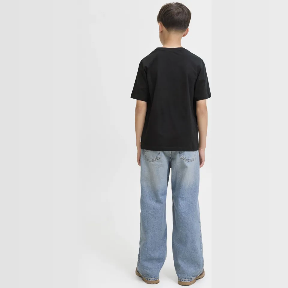 Jack & Jones Junior T-shirt zwart met logo, foto 3