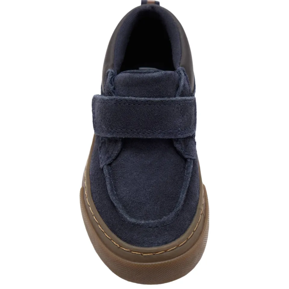 Mango Kids leren enkelboots - marineblauw, foto 4