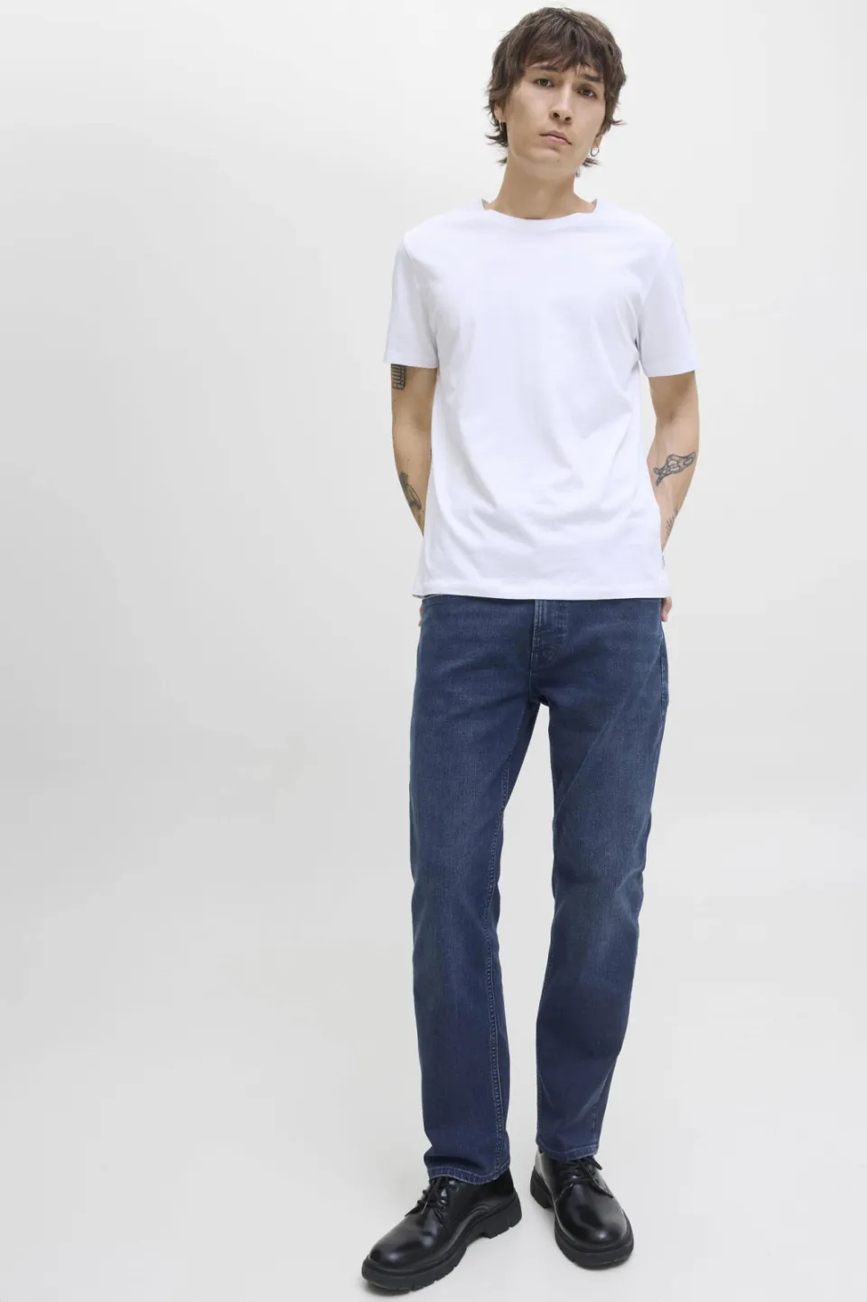 Jack & Jones JEANS INTELLIGENCE JJICLARK JJORIGINAL regular fit jeans dark blue denim, foto 3
