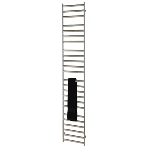 EH Design Radiator Athena Met Digitale Thermosstaat 50x160 cm Geborsteld RVS