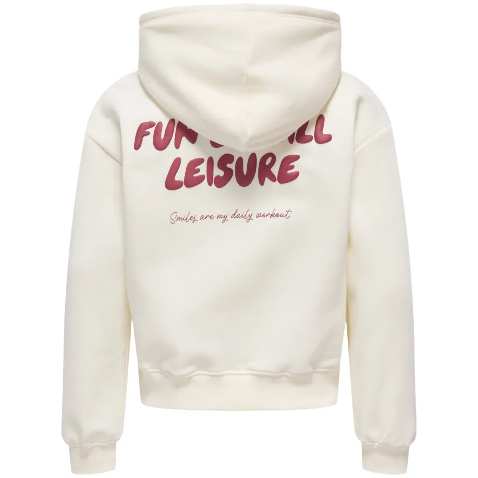 KIDS ONLY GIRL hoodie met backprint - ecru, foto 3