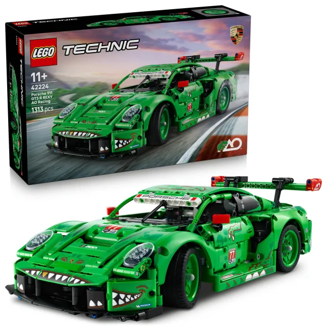 Lego Technic Porsche 911 GT3 R REXY AO Racing auto 42224