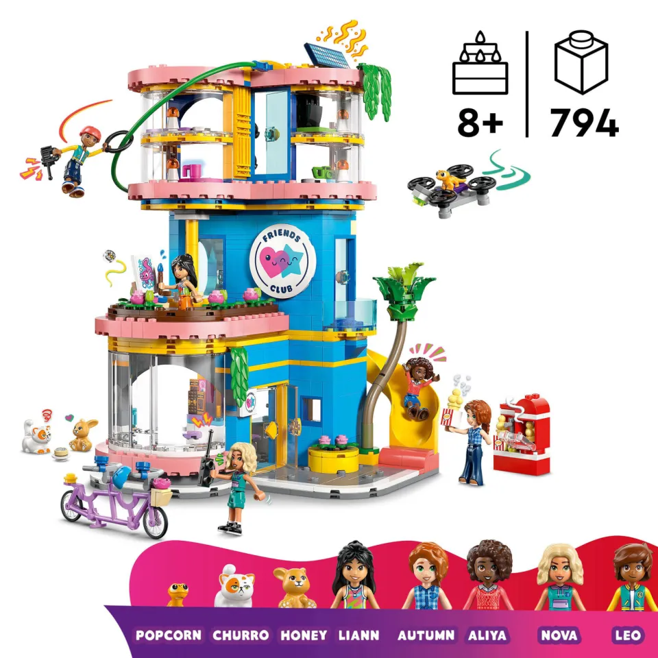 Lego Friends Heartlake City Clubhuis Huis Speelgoed voor Kinderen 42689, foto 6