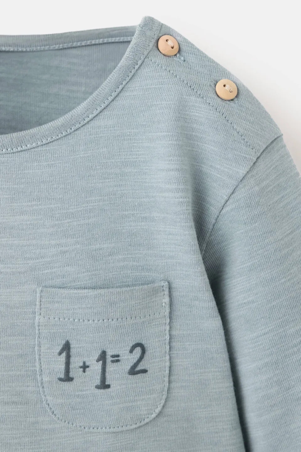 Mango Kids longsleeve met print - blauw, foto 4