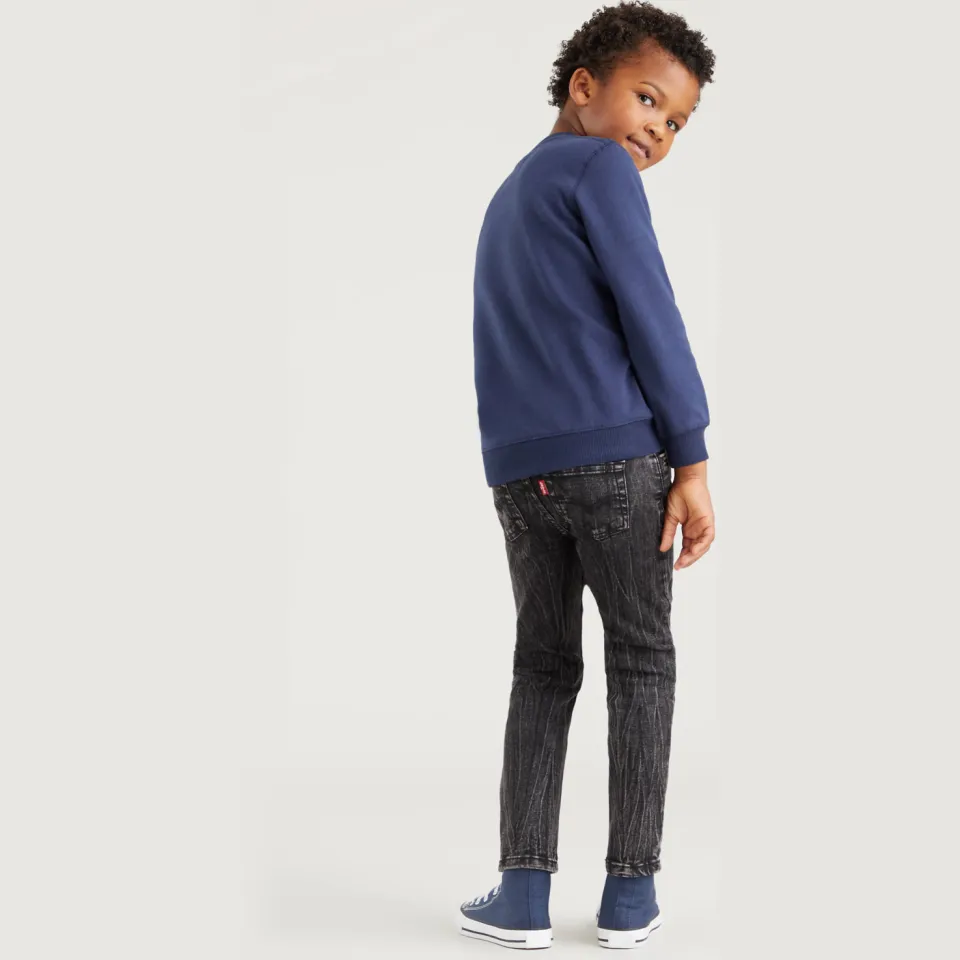 Levi's Kids sweater Batwing met logo donkerblauw, foto 4