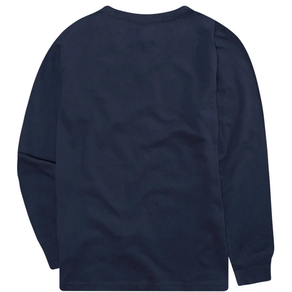 Levi's Kids longsleeve Batwing donkerblauw, foto 2