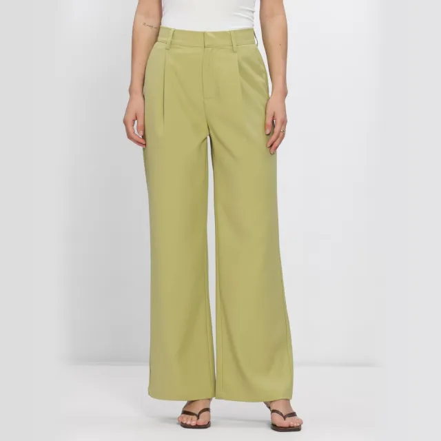 Refined Department Dames Broeken Puck - Lime, foto 3