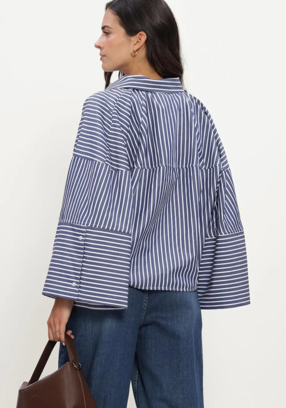 Est'seven Varissa blouse blauw, foto 4