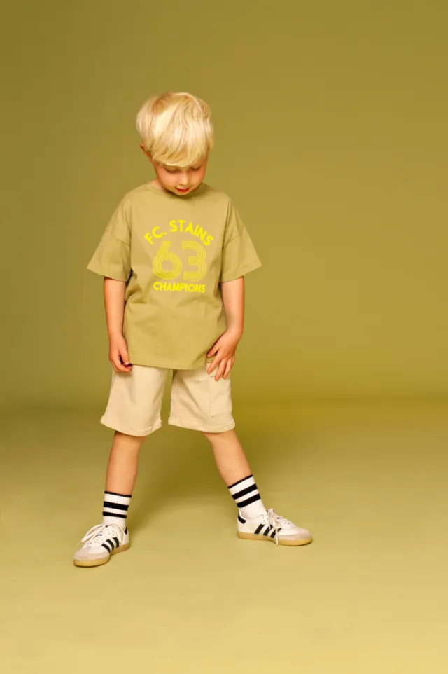 Stains&Stories sweatshort beige
