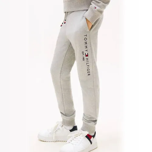Tommy Hilfiger joggingbroek lichtgrijs melange, foto 5