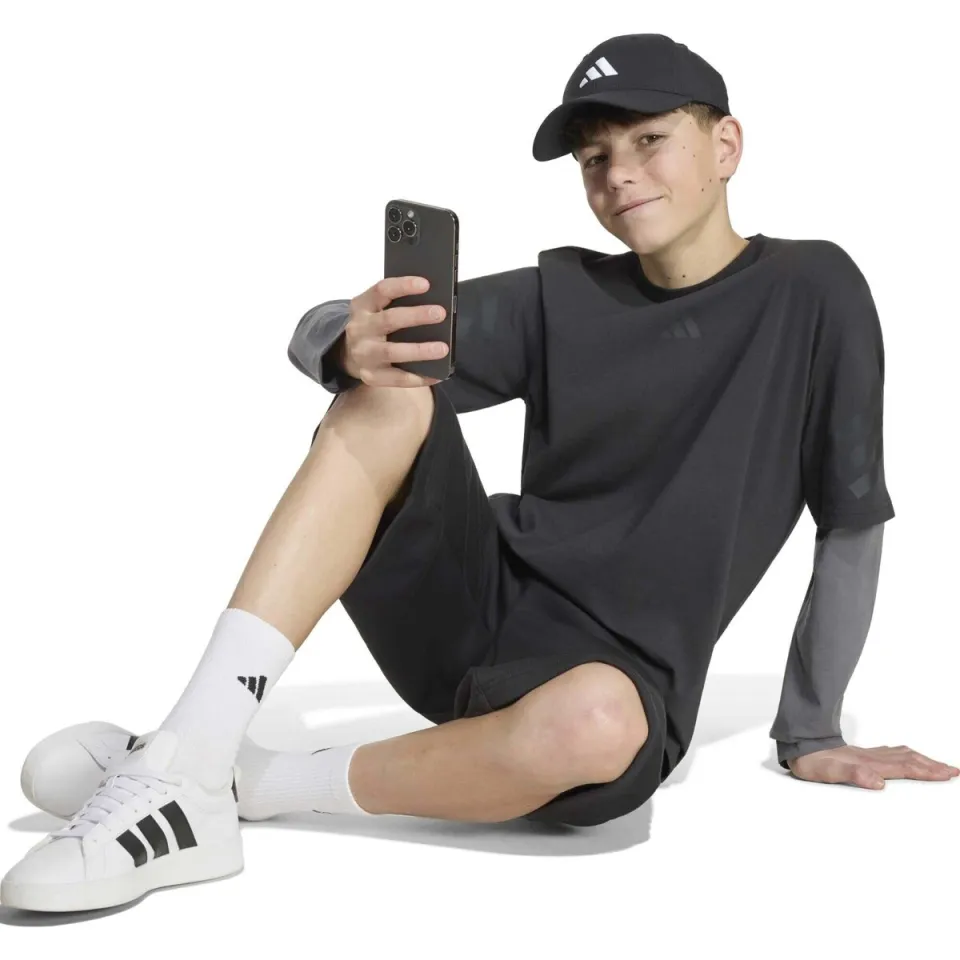 Adidas Future Icons 2-in-1 longsleeve zwart