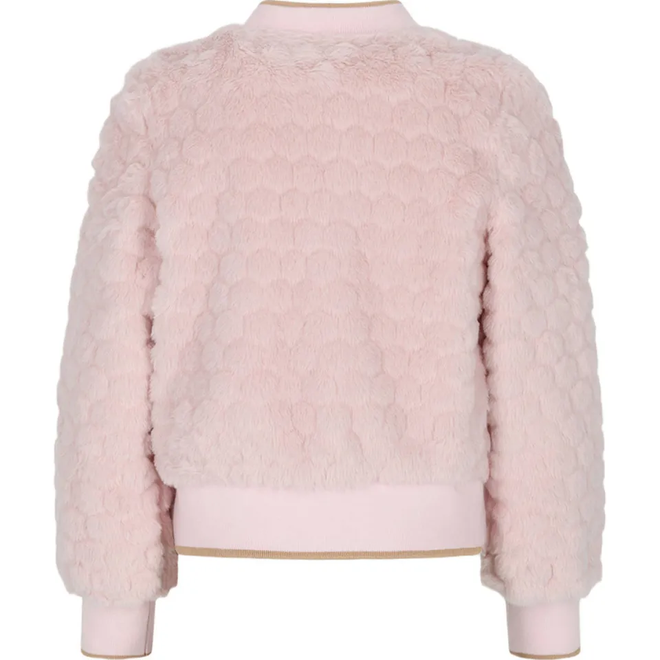 Nono Doris faux fur jas roze, foto 4