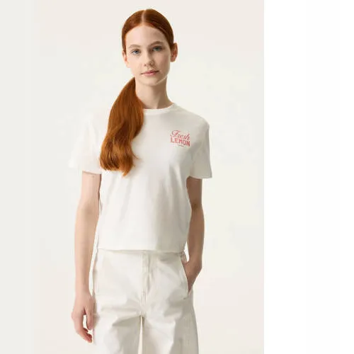 Garcia T-shirt met backprint wit, foto 7