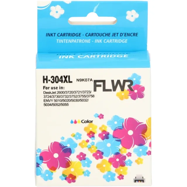 FLWR Huismerk HP 304XL kleur (Huismerk (remanufactured))