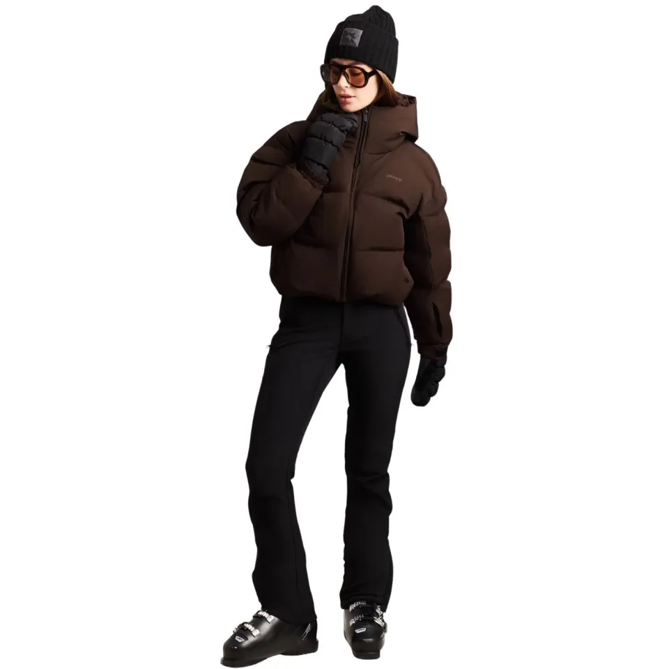 Protest Women's PRTVox Snowjacket - Ski-jas, bruin