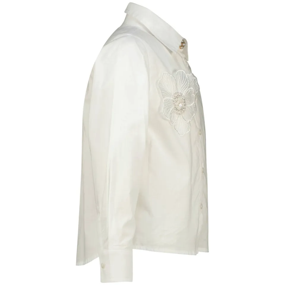 Vingino gebloemde blouse wit, foto 5
