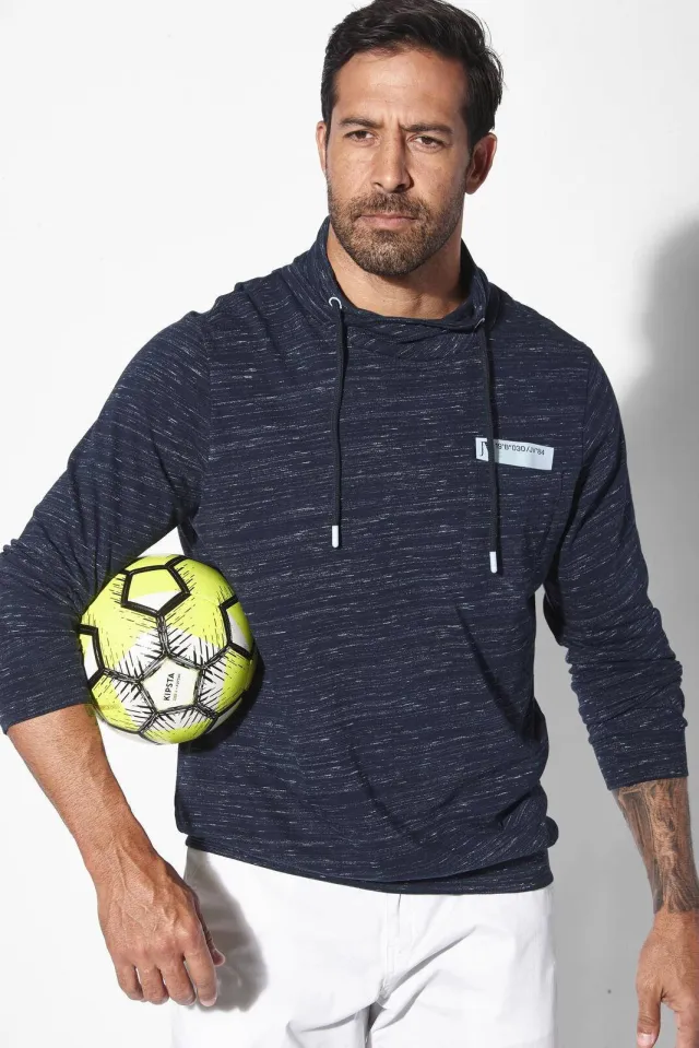 Jan Vanderstorm trui KERVIK Plus Donkerblauw