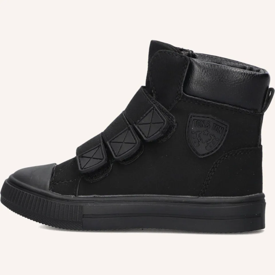 Ton & Ton Boots Erjon Zwart, foto 4