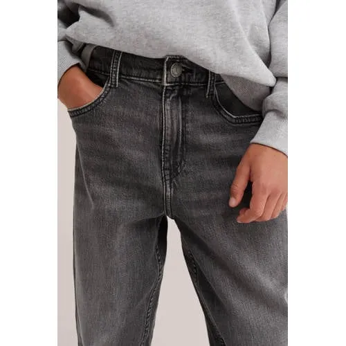 WE Fashion Blue Ridge loose fit jeans grey denim, foto 5