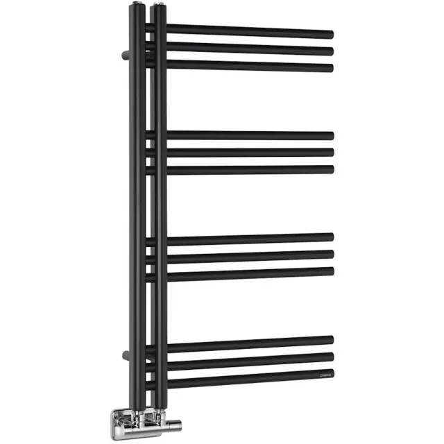 Sapho Handdoekradiator Sapho Dorlion Recht 50x90 cm Mat Zwart