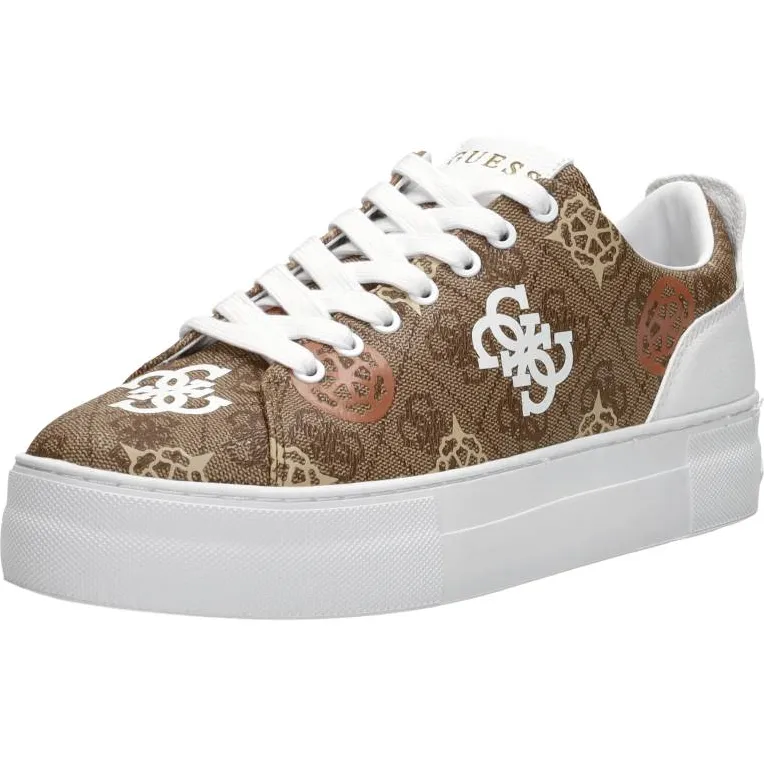 Guess Gianele 4 lage sneakers beige, foto 3