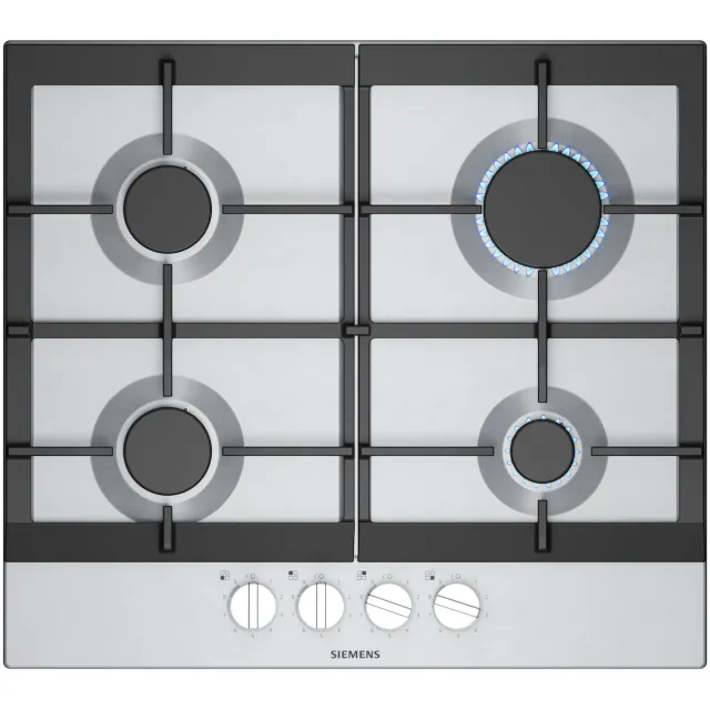 Siemens EC6A5PI90N inbouw gaskookplaat inox