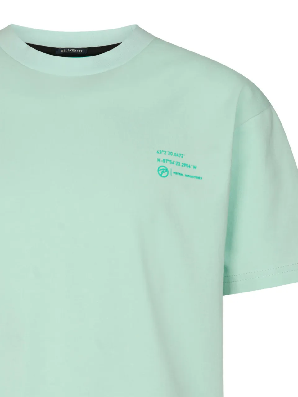 Petrol Industries T-shirt met backprint mintgroen, foto 6