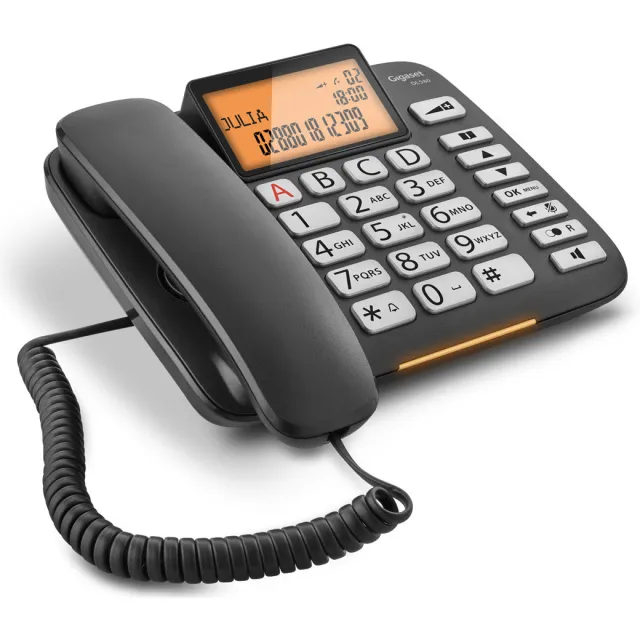 Gigaset DL580 Huistelefoon Zwart