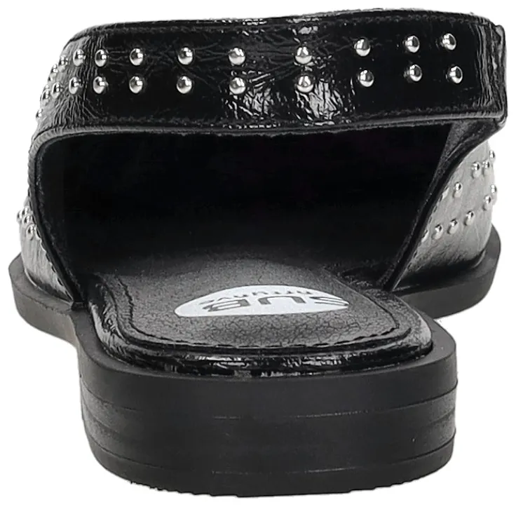 Sub55 slingback ballerina zwart lak, foto 4