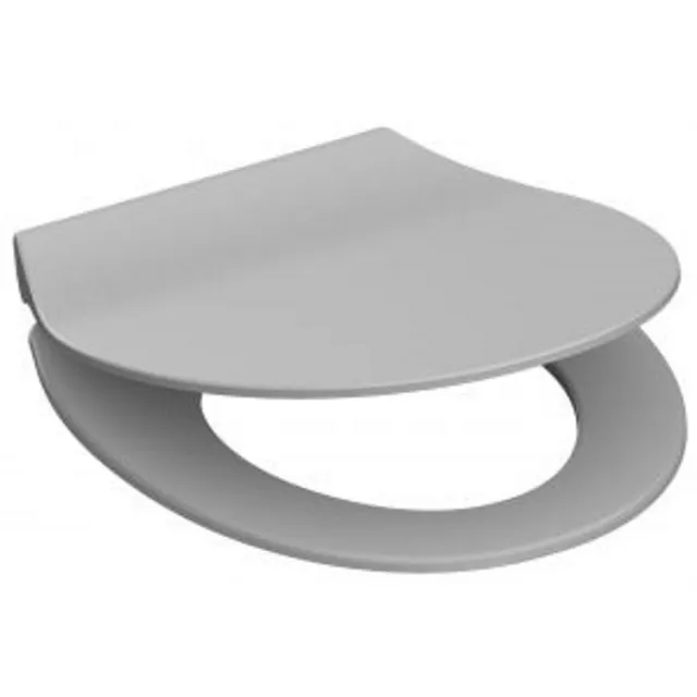 Schutte Slim Grey toiletzitting grijs gelakt