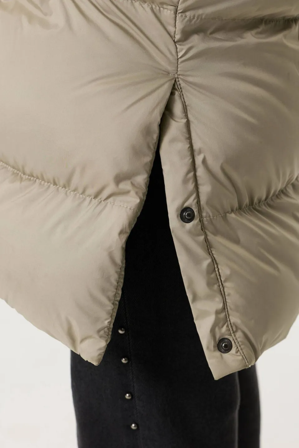 Garcia gewatteerde winterjas beige, foto 6