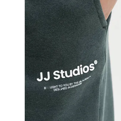Jack & Jones junior joggingbroek donkergroen, foto 4