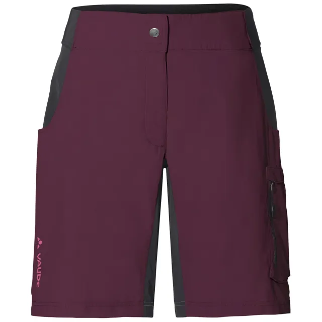 Vaude Qimsa Shorty fietsbroek purper, foto 2
