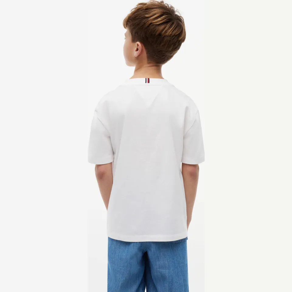 Tommy Hilfiger t-shirt met logo wit, foto 6