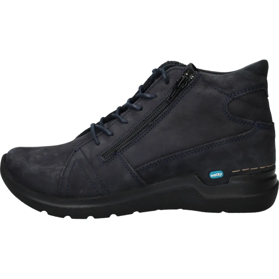 Wolky Why Antique Veterboots Blauw, foto 5