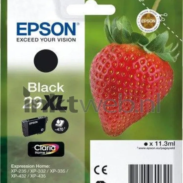 Epson 29XL zwart (Origineel Hoge Capaciteit)