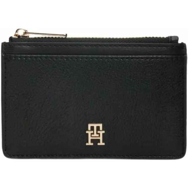 Tommy Hilfiger Portemonnee Tommy Hilfiger Aw0aw18867 Th Icon Zwart