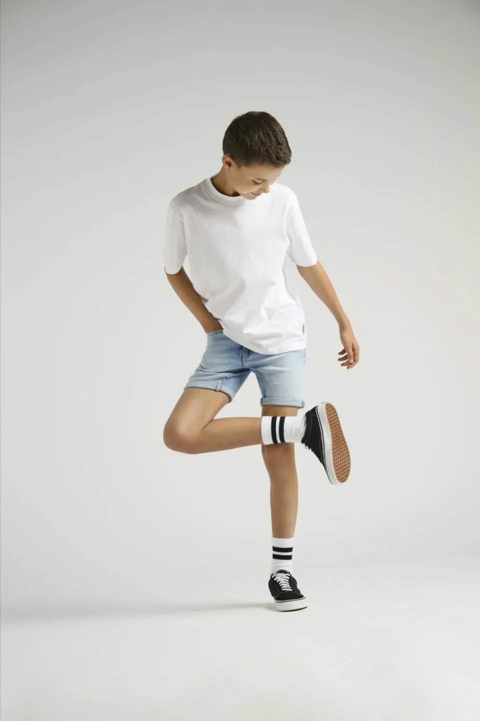 Only & Sons korte broek light blue denim, foto 6