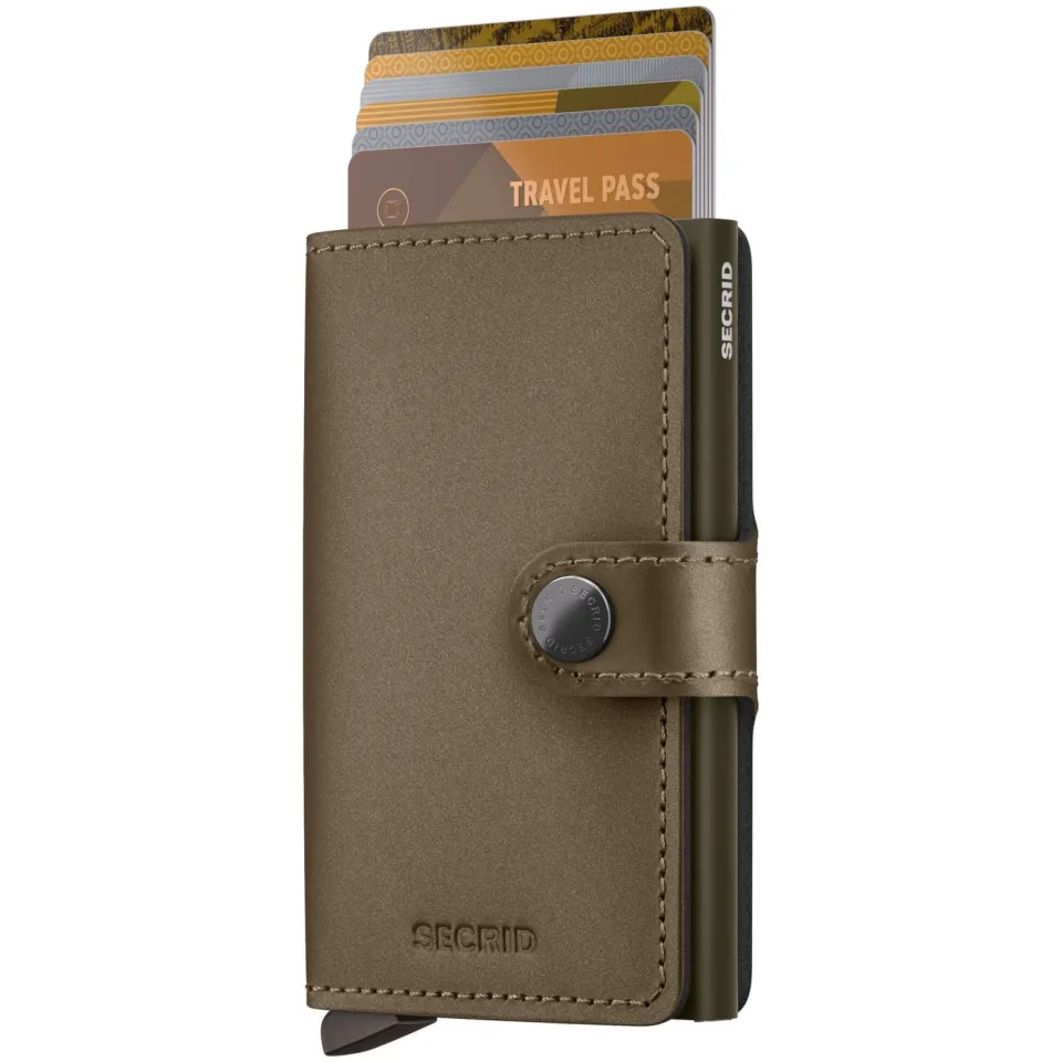 Secrid Miniwallet pasjeshouder matte satin brons