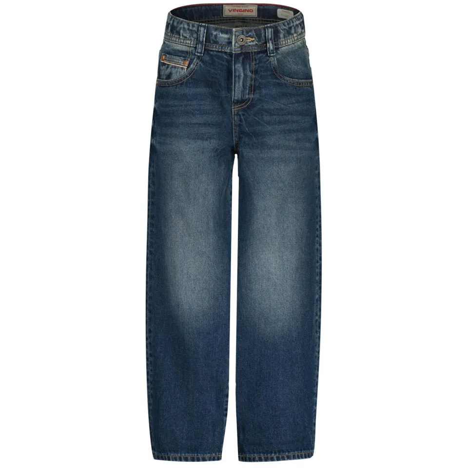 Vingino baggy jeans dark blue denim, foto 2