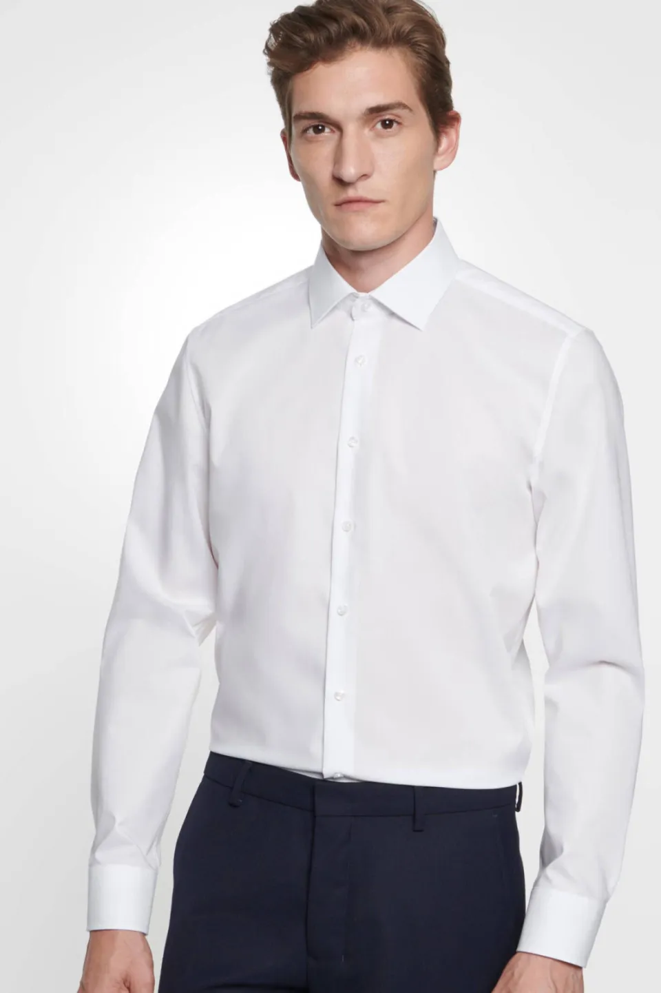 Seidensticker slim fit overhemd wit