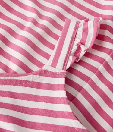 NAME IT KIDS gestreepte regular playsuit roze Meisjes Stretchkatoen Streep, foto 3