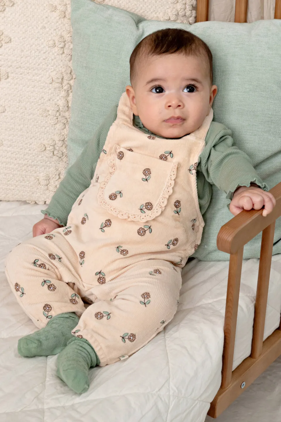Feetje Lucky Bloombird tuinbroek beige, foto 4