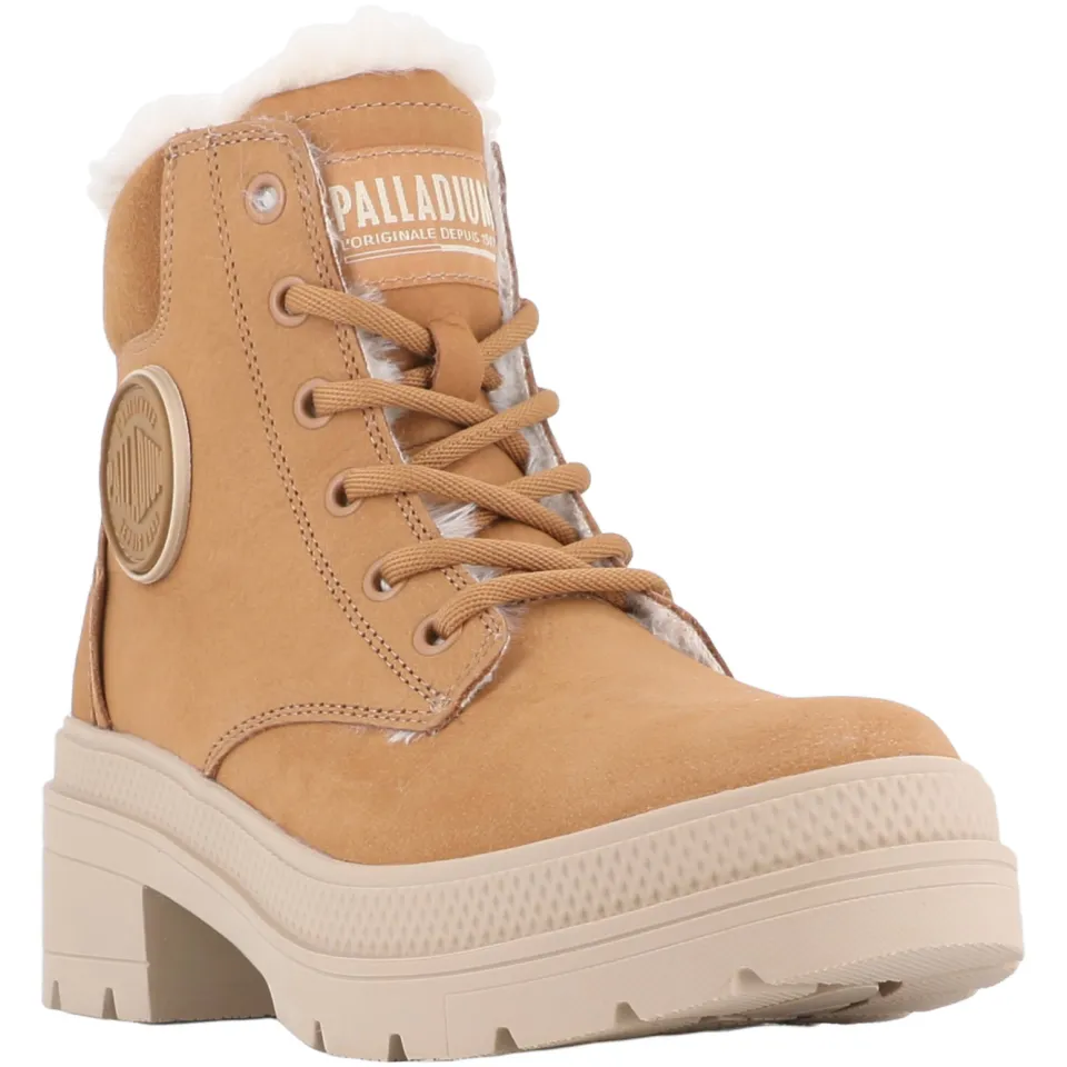 Palladium Pallarise NBK enkellaarzen cognac, foto 8