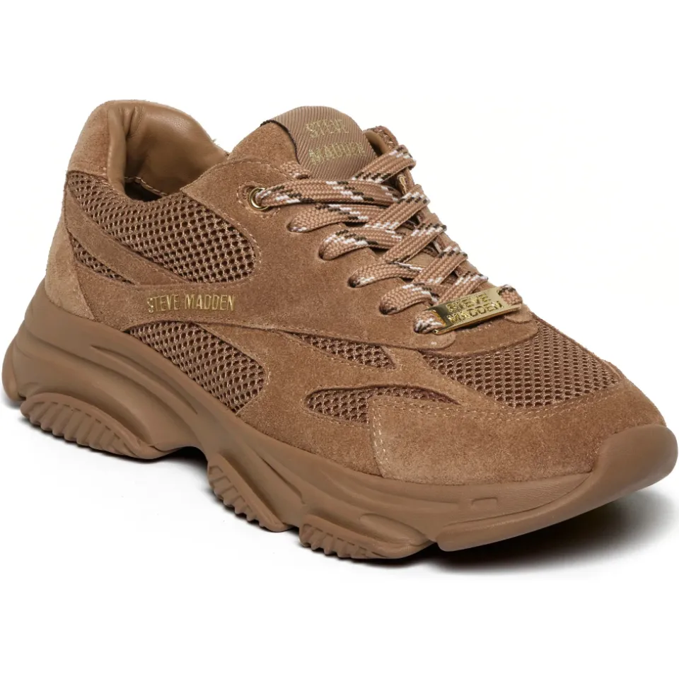 Steve Madden Front Row chunky sneakers - bruin, foto 3