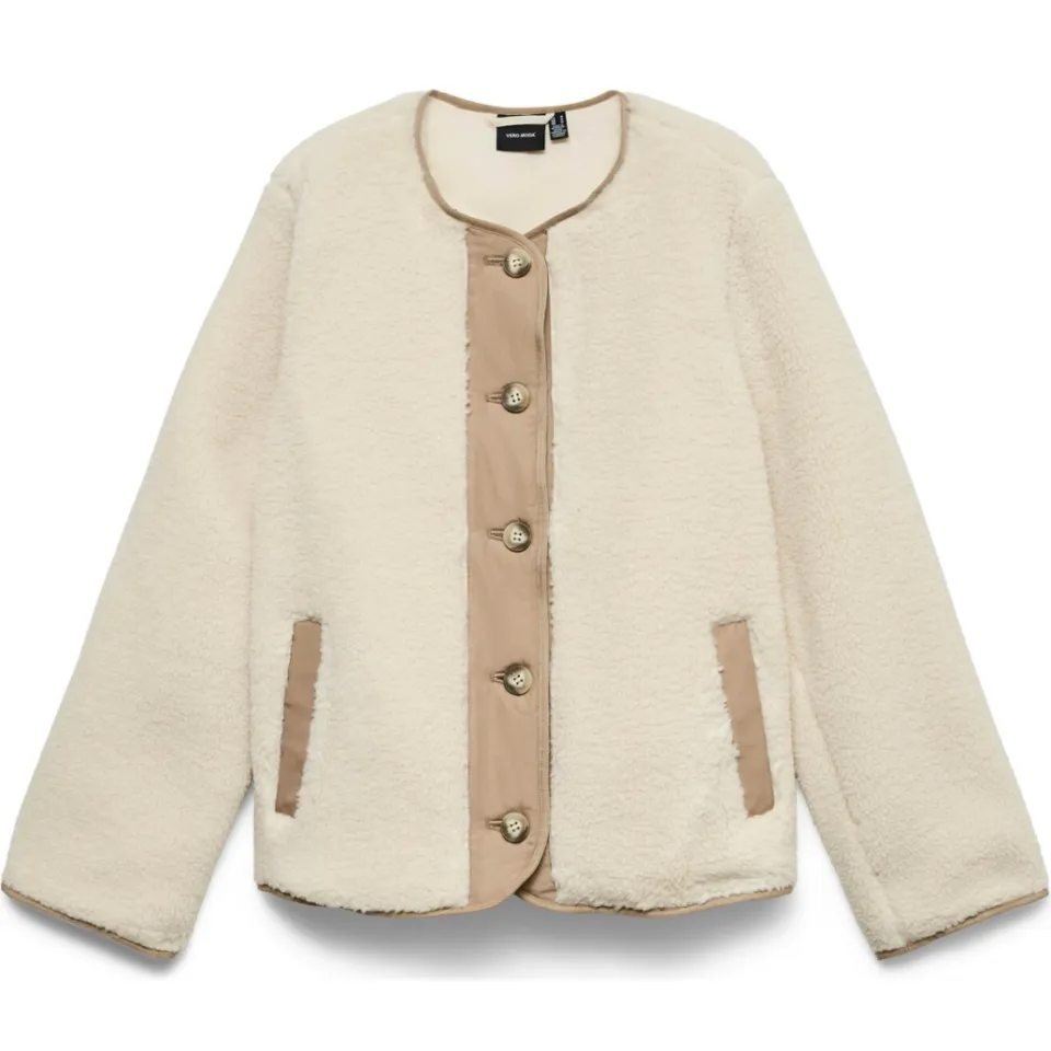 Vero Moda teddyjas - ecru, foto 2