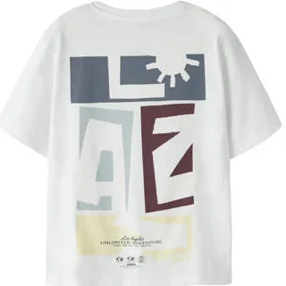 NAME IT t-shirt wit met print, foto 2