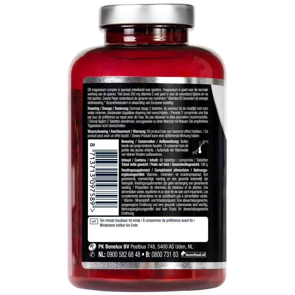 Lucovitaal Magnesium Sport - 60 tabletten, foto 4