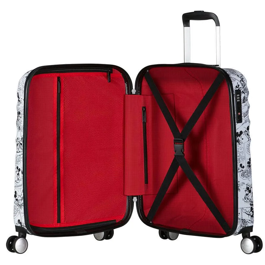 American Tourister Wavebreaker Disney koffer 55 cm wit, foto 3