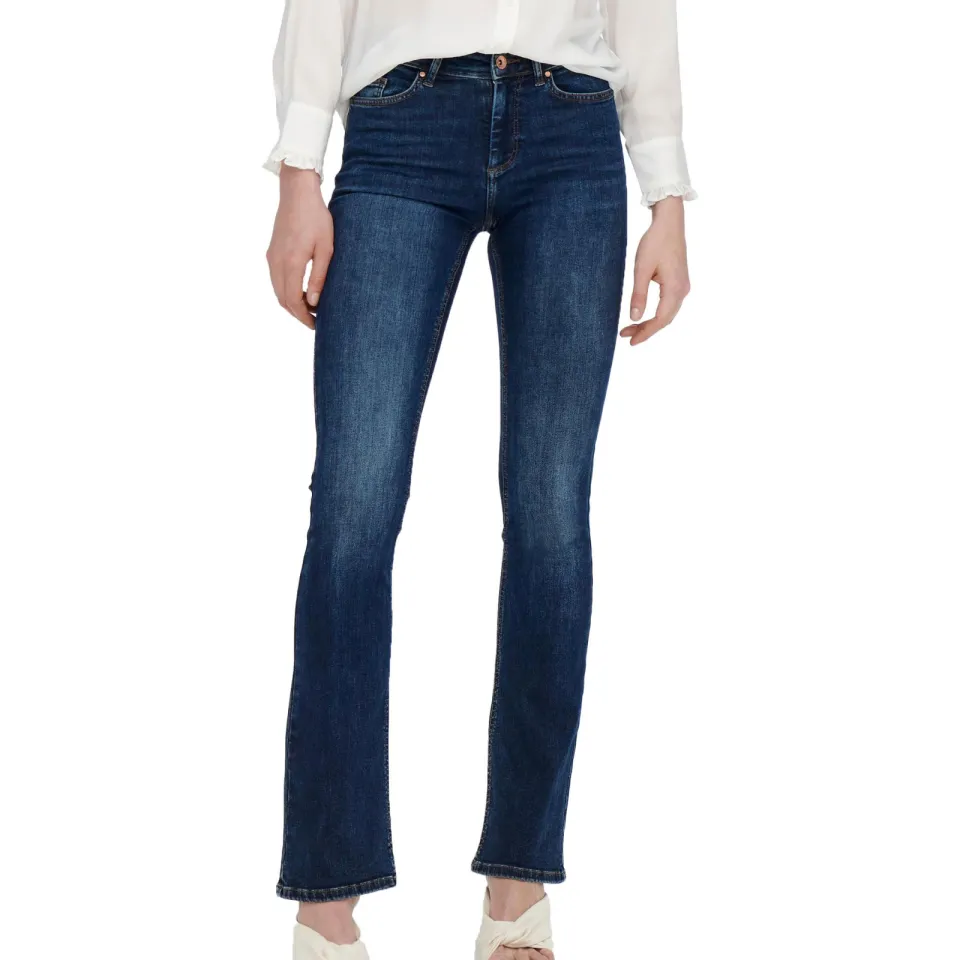 Only flared jeans ONLBLUSH dark denim, foto 4
